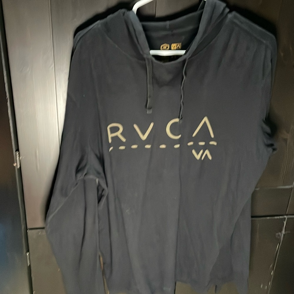 RVCA Lightweight Hooded Shirt men’s Medium